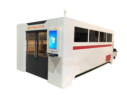 세르보 모터 드라이브 시스템 레이저 전력 1500W-6000W의 금속 레이저 절단 기계