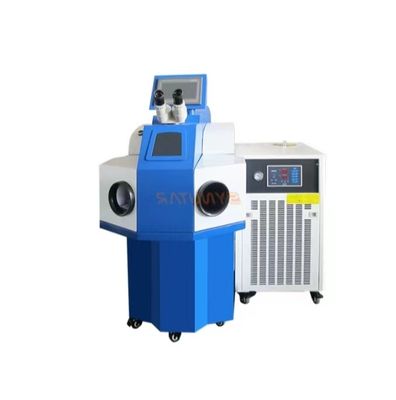 물 냉각 보석 레이저 용접 기계 1-50Hz 펄스 주파수와 0.2-2mm 스팟 지름